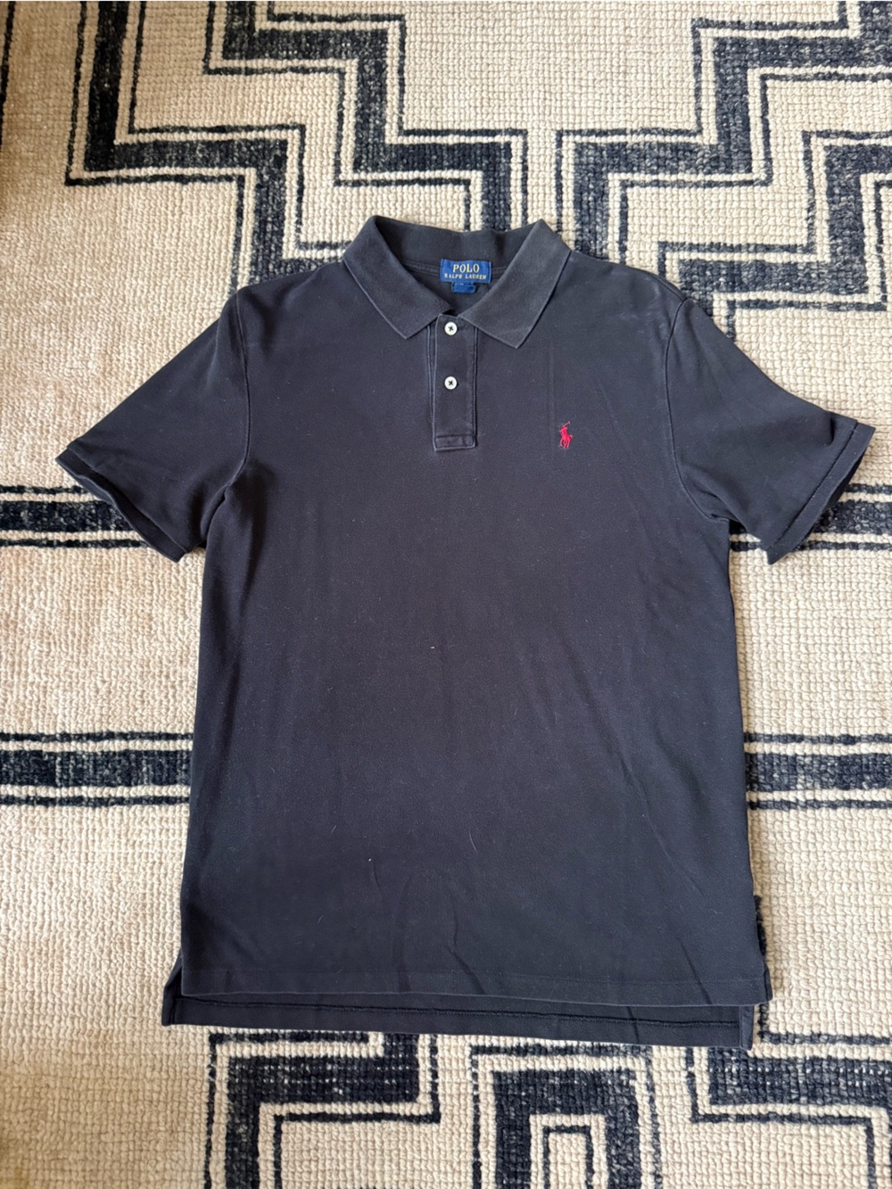 Polo by Ralph Lauren Black Polo with Red Pony